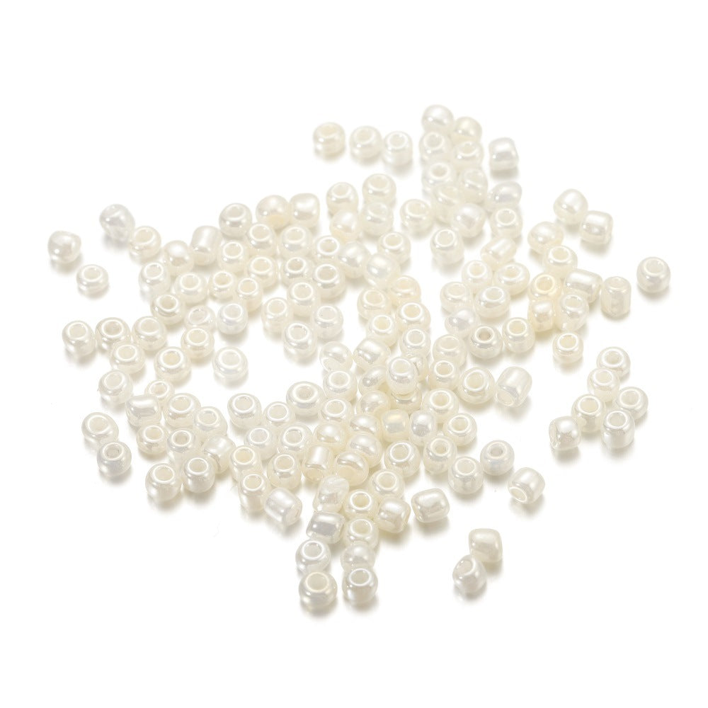 Mayorista de 300 piezas/paquete de 4 mm Macaron Glass Rice Beads